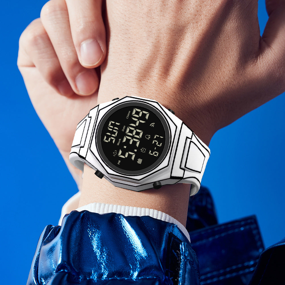 Watches Men&#039;s Advanced Sense Waterproof Women&#039;s Watch Southeast Asia Middle East Explosion Plastic Men&#039;s Quartz Watch