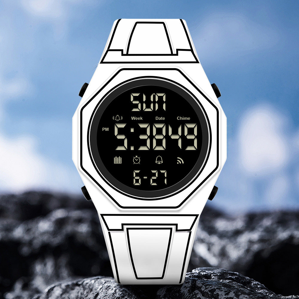 Watches Men&#039;s Advanced Sense Waterproof Women&#039;s Watch Southeast Asia Middle East Explosion Plastic Men&#039;s Quartz Watch
